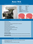 Patty-O-Matic PM18 specsheet