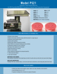 Patty-O-Matic PS21 specsheet Patty-O-Matic PS21 specsheet