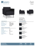 Luxe - LX1101.FSV-01PPBK Spec Sheet