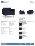 Luxe - LX1401.FSV-01OHNA Spec Sheet Luxe - LX1401.FSV-01OHNA Spec Sheet