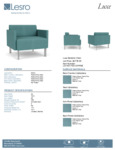 Luxe - LX1401.FSV-01PPSE Spec Sheet Luxe - LX1401.FSV-01PPSE Spec Sheet