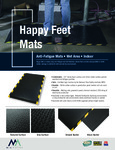 M+A Matting Happy Feet Mat Specsheet M+A Matting Happy Feet Mat Specsheet