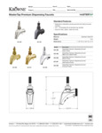 MasterTap Premium Dispensing Faucets Spec Sheet MasterTap Premium Dispensing Faucets Spec Sheet