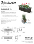 Mayne Nantucket 3ft Window Box Spec Sheet Mayne Nantucket 3ft Window Box Spec Sheet