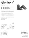 Mayne Nantucket Corbels Spec Sheet