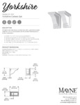 Mayne Yorkshire Corbels Spec Sheet