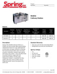 MCS Mobile Culinary Station Spec Sheet