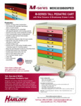 M-SERIES PEDIATRIC CART WITH MD30-EMG3 EMERGENCY ACCESSORIES PACKAGE spec sheet M-SERIES PEDIATRIC CART WITH MD30-EMG3 EMERGENCY ACCESSORIES PACKAGE spec sheet