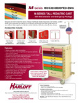 M-SERIES TALL MEDICAL PEDIATRIC EMERGENCY CART spec sheet M-SERIES TALL MEDICAL PEDIATRIC EMERGENCY CART spec sheet