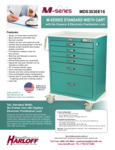 M-SERIES TALL PROCEDURE CART, STANDARD WIDTH spec sheet M-SERIES TALL PROCEDURE CART, STANDARD WIDTH spec sheet