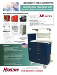 M-SERIES TALL TREATMENT CRASH CART WITH MD30-AIRWAYPKG DIFFICULT AIRWAY PACKAGE spec sheet M-SERIES TALL TREATMENT CRASH CART WITH MD30-AIRWAYPKG DIFFICULT AIRWAY PACKAGE spec sheet