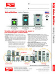 Metro HotBlox Holding Cabinets Spec sheet