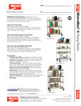Metro MetroMax 4 Mobile Drying Racks Specsheet