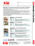 MetroMax Q Shelving Can Rack Specsheet MetroMax Q Shelving Can Rack Specsheet