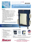 MALIGNANT HYPERTHERMIA TWO DRAWER CART spec sheet
