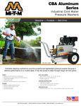 Mi-T-M CBA-Aluminum-Series Cold Water Pressure Washer Spec Sheet Mi-T-M CBA-Aluminum-Series Cold Water Pressure Washer Spec Sheet