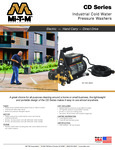 Mi-T-M CD-Series-Electric Power Washer Spec Sheet
