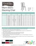 Grosfillex Miami Bistro Sidechair US495017 4 pack 
