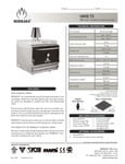 Mibrasa Charcoal Oven HMB 75 Spec Sheet Mibrasa Charcoal Oven HMB 75 Spec Sheet