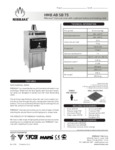 Mibrasa Charcoal Oven HMB AB SB 75 Spec Sheet