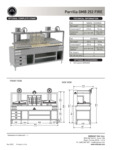 Mibrasa Parilla Complete Stand GMB 252 Spec Sheet