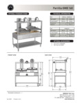 Mibrasa Parilla Stand GMB 160 Spec Sheet Mibrasa Parilla Stand GMB 160 Spec Sheet