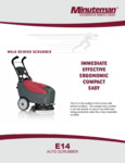 Minuteman Scrubber E14 Specsheet Minuteman Scrubber E14 Specsheet