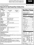 Spec Sheet/Nutrition