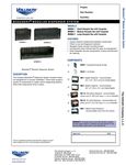 ModuServ Modular Dispenser System_Spec Sheet_Vollrath ModuServ Modular Dispenser System_Spec Sheet_Vollrath