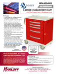 A-SERIES LIGHT CRASH CART WITH MD30-EMG1 EMERGENCY ACCESSORIES PACKAGE spec sheet A-SERIES LIGHT CRASH CART WITH MD30-EMG1 EMERGENCY ACCESSORIES PACKAGE spec sheet