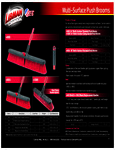 Multi-Surface Push Brooms Libman Commercial Multi-Surface Push Brooms Libman Commercial