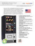 Multi-Zone Frozen Food Vending Machine Multi-Zone Frozen Food Vending Machine