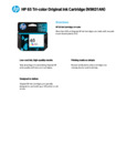 HP 65 TRI-COLOR ORIGINAL INK CARTRIDGE