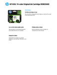 HP 65XL TRI-COLOR ORIGINAL INK CARTRIDGE HP 65XL TRI-COLOR ORIGINAL INK CARTRIDGE