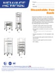 New Age Industrial Steam Table Pan Rack Specsheet