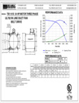 NAKS 151-B3-INLINE Belt Drive Centrifugal Inline Exhaust Fan Spec Sheet