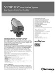 Nilfisk SC750-REV Spec Sheet Nilfisk SC750-REV Spec Sheet
