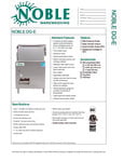 Noble DG-E Specsheet
