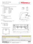 Nuova Simonelli Appia Life 3gr Vol Spec Sheet Nuova Simonelli Appia Life 3gr Vol Spec Sheet