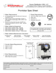 Nuova Simonelli ProntoBar Espresso Machine Specsheet