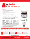 Nutella Hazelnut Spread .88 oz Mini Glass Jar – Parthenon Foods