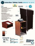 Oklahoma Sound Specsheet Combo Lectern