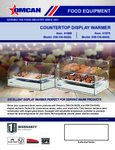 Omcan Curved Glass Display Warmers Omcan Curved Glass Display Warmers