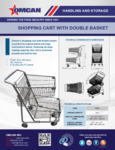 Omcan Double Shopping Cart