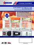 Omcan Elite Series Hot Display Case Specs Omcan Elite Series Hot Display Case Specs