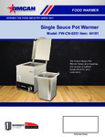 Omcan Single Sauce Pot Warmer