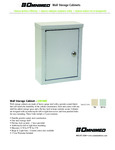 Omnimed 291609 Wall Storage Spec Sheet Omnimed 291609 Wall Storage Spec Sheet