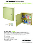 Omnimed 291610 Wall Storage Spec Sheet