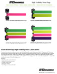 Omnimed 291861 Neon Flags Spec Sheet