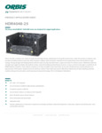 Orbis HDR4048-25 Collapsible Container Spec Sheet